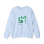 Be Salty Stay Lit Matthew 5:13-14 Christian Sweatshirt - A1 Majestic