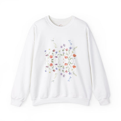 Wild Flowers Unisex Crewneck Sweatshirt