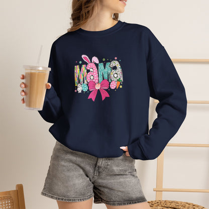 Mama Floral Ribbon Sweatshirt