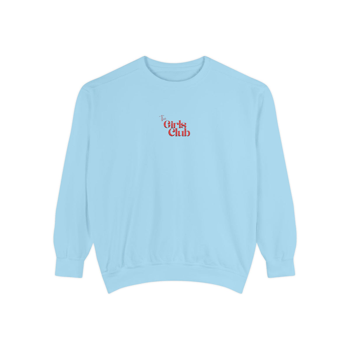 Embroidered Cozy Girls Club Sweatshirt