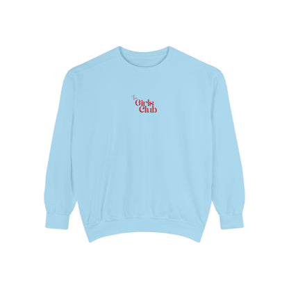 Embroidered Cozy Girls Club Sweatshirt