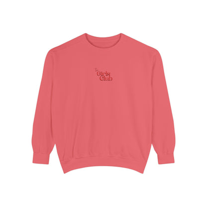 Embroidered Cozy Girls Club Sweatshirt