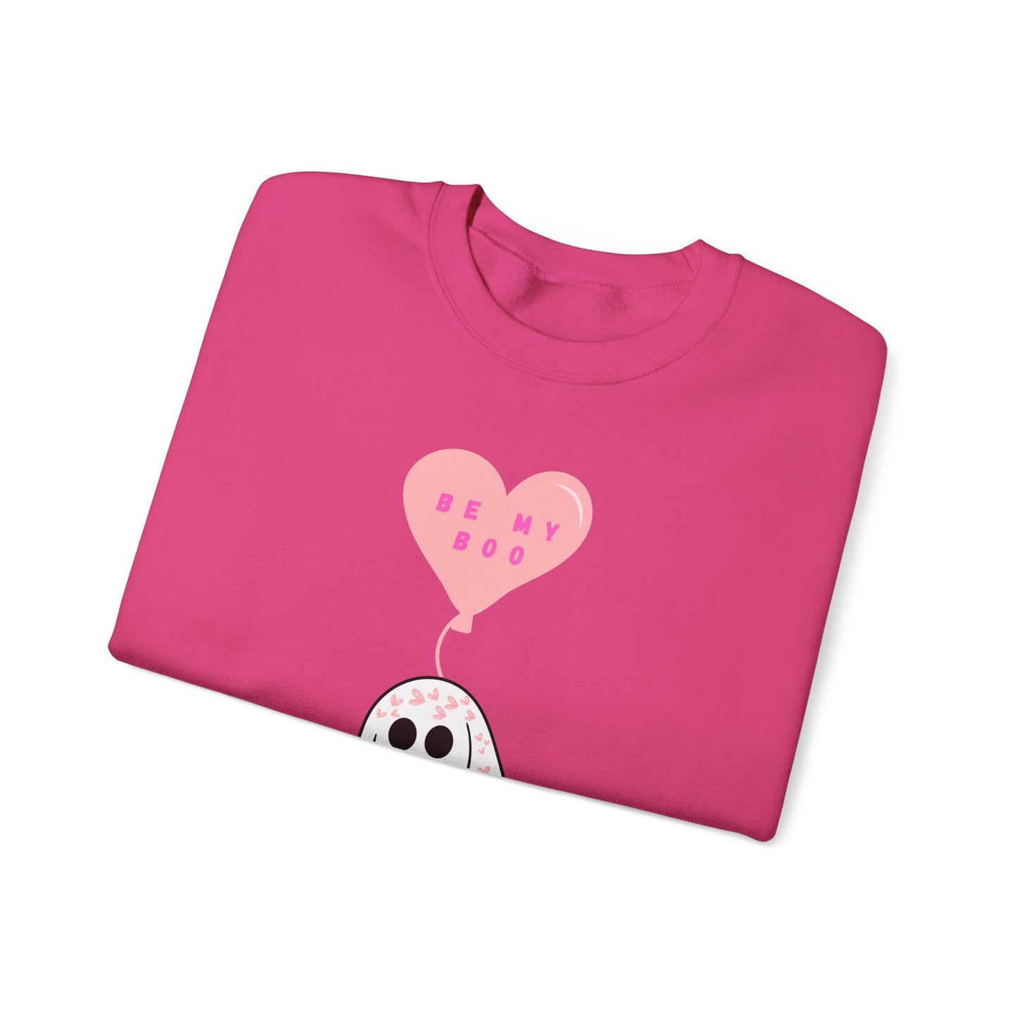 Ghost Sweater, Be My Boo Unisex Crewneck Sweatshirt for Valentines Day