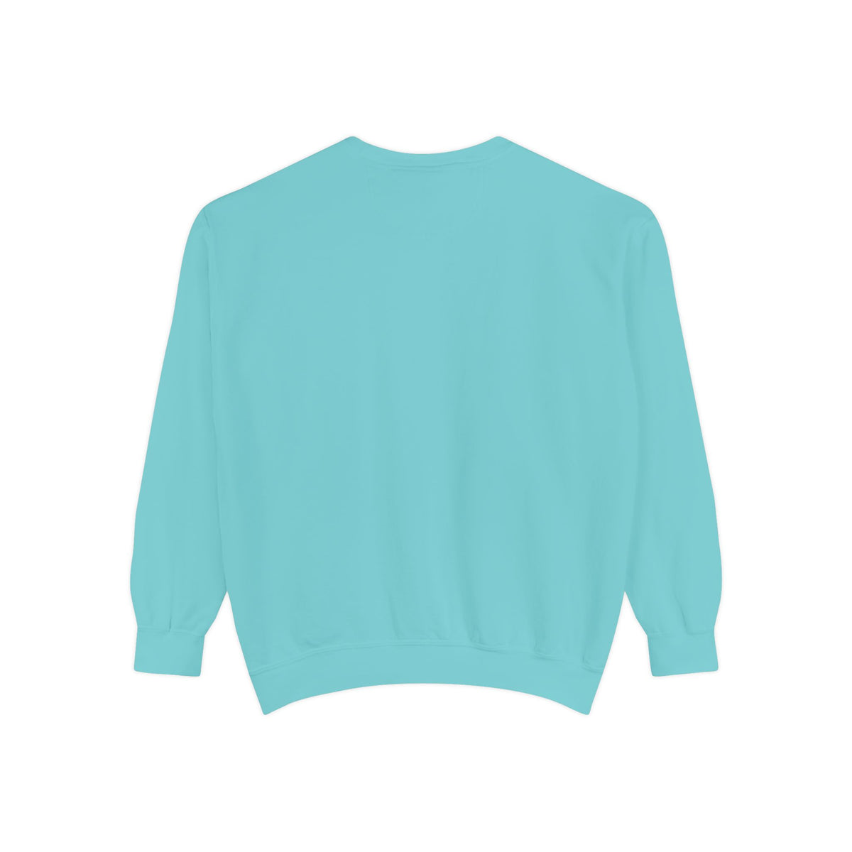 Garment-Dyed Sweatshirt - 'Wait and See' Design