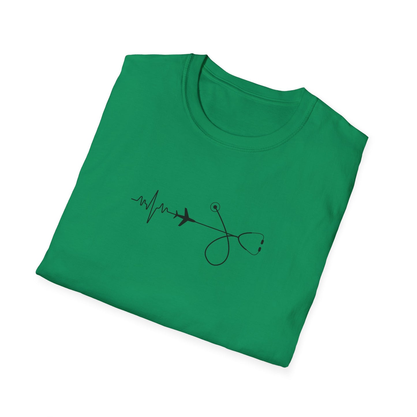 Heartbeats & Healing Unisex T-Shirt, Medical Nurse Doctor Gift