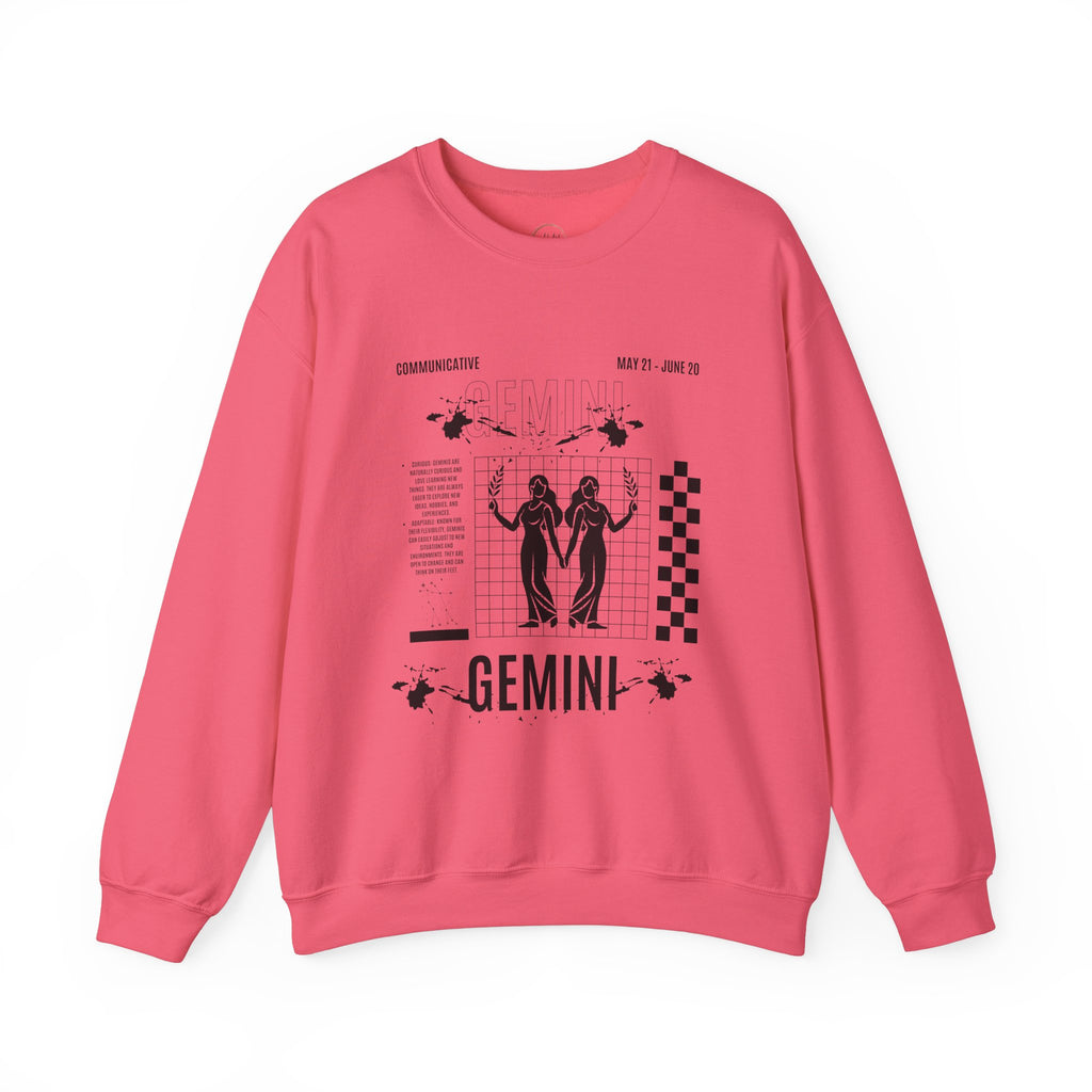 Gemini Zodiac Unisex Sweatshirt, Astrology Crewneck Jumper, Horoscope Pullover