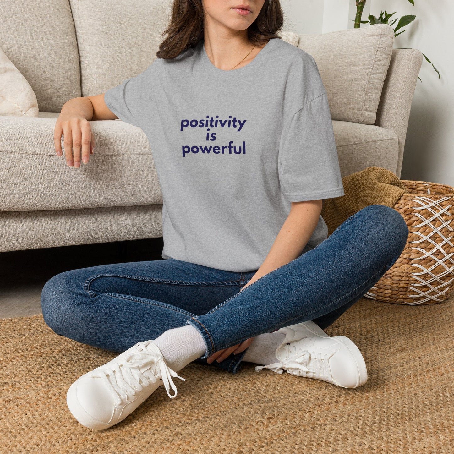 Positivity Is Powerful Tee — Inspirational Graphic T-Shirt