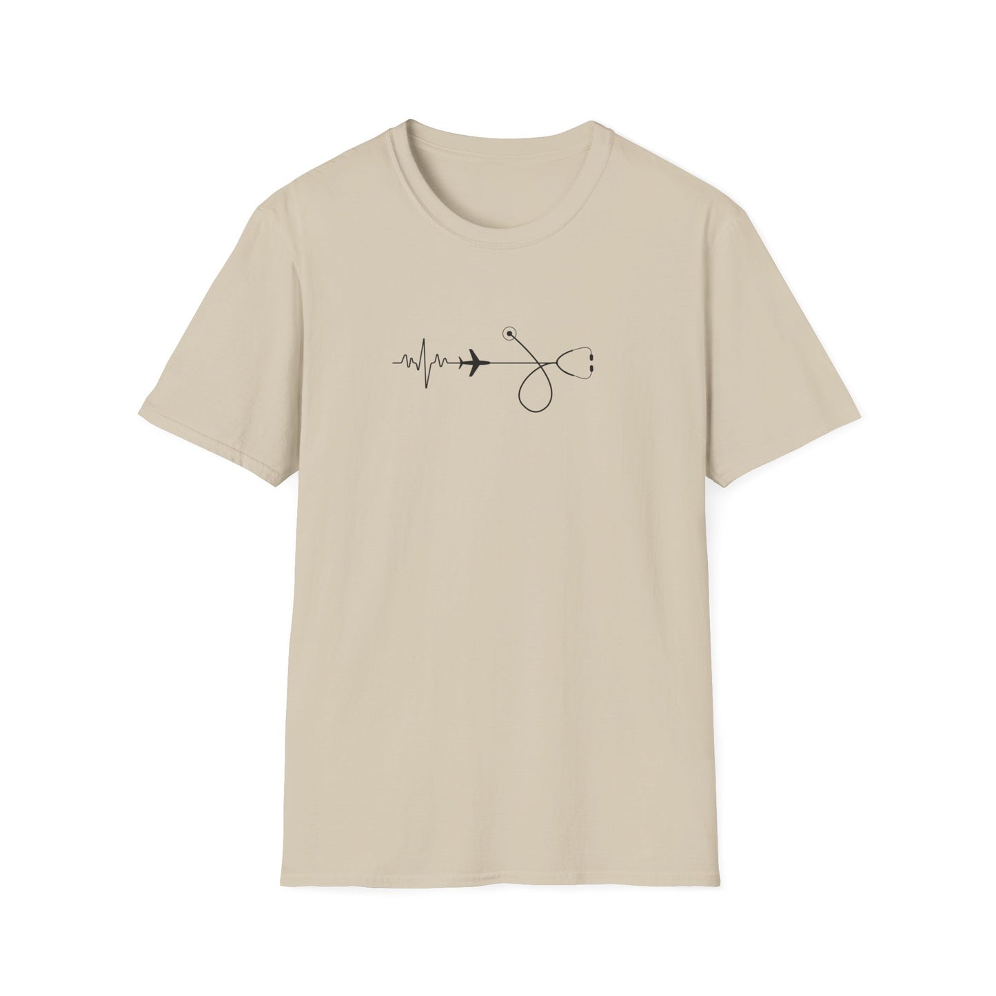 Heartbeats & Healing Unisex T-Shirt, Medical Nurse Doctor Gift
