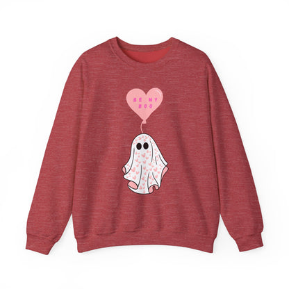 Ghost Sweater, Be My Boo Unisex Crewneck Sweatshirt for Valentines Day