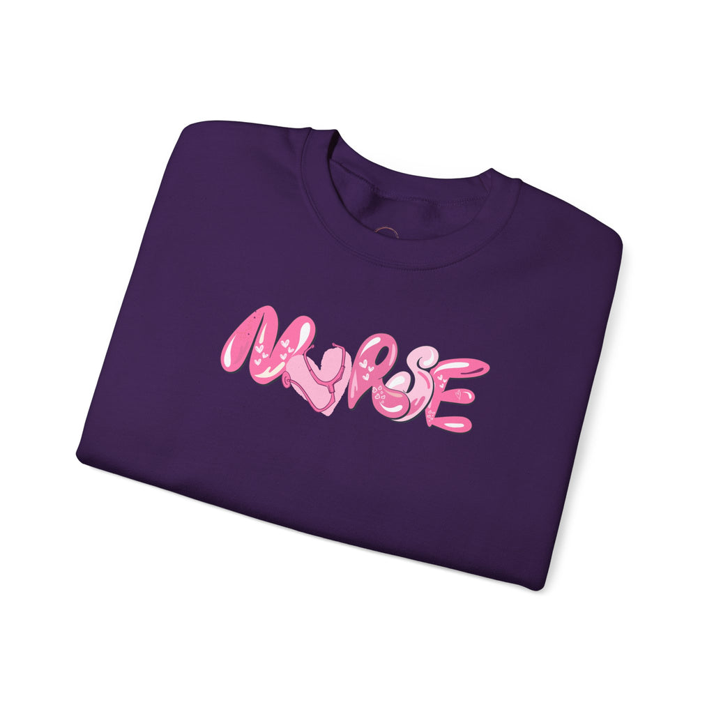 Nurse Heavy Blend Crewneck Sweatshirt - A1 Majestic