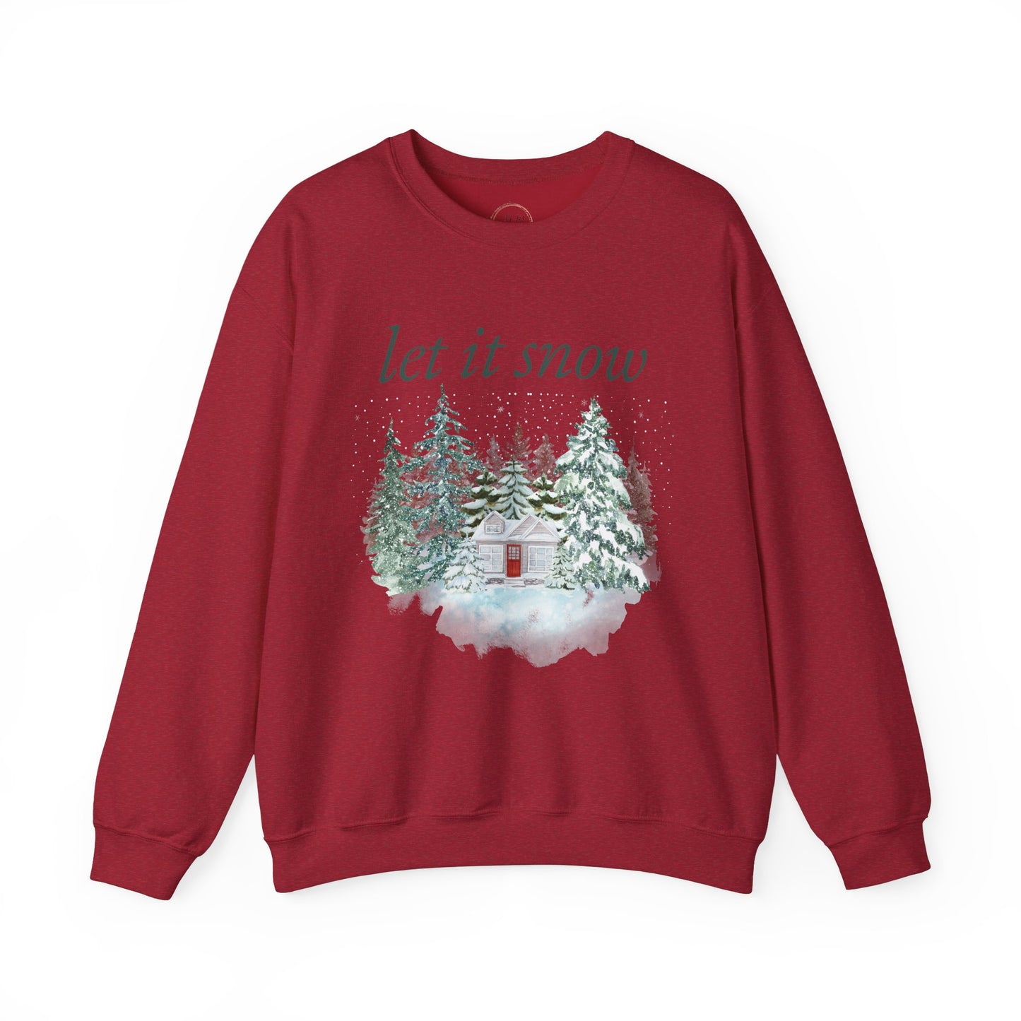 Snow Pine Tree Sweatshirt - Unisex