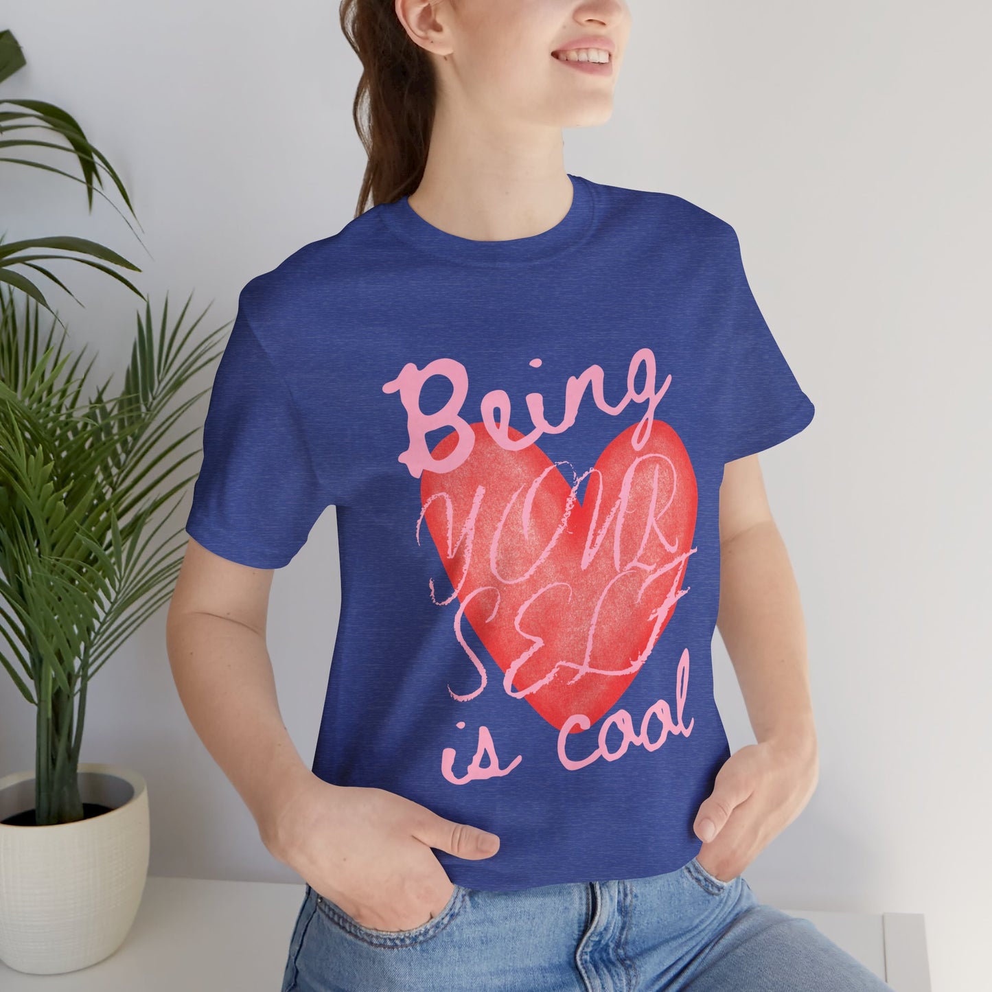 Being Yourself Is Cool Heart Tee