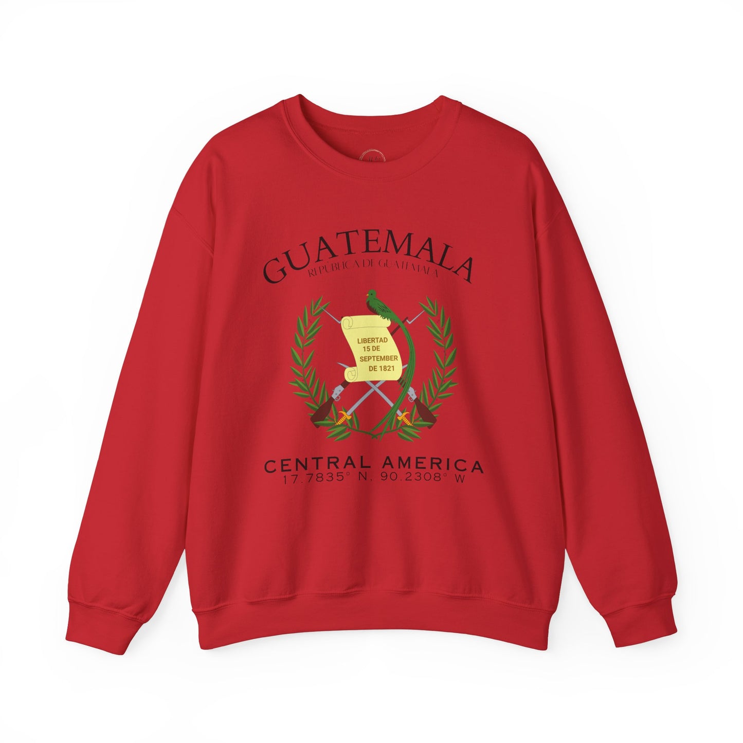 Guatemala Crewneck Sweatshirt - Central America Comfortable Unisex Sweatshirt