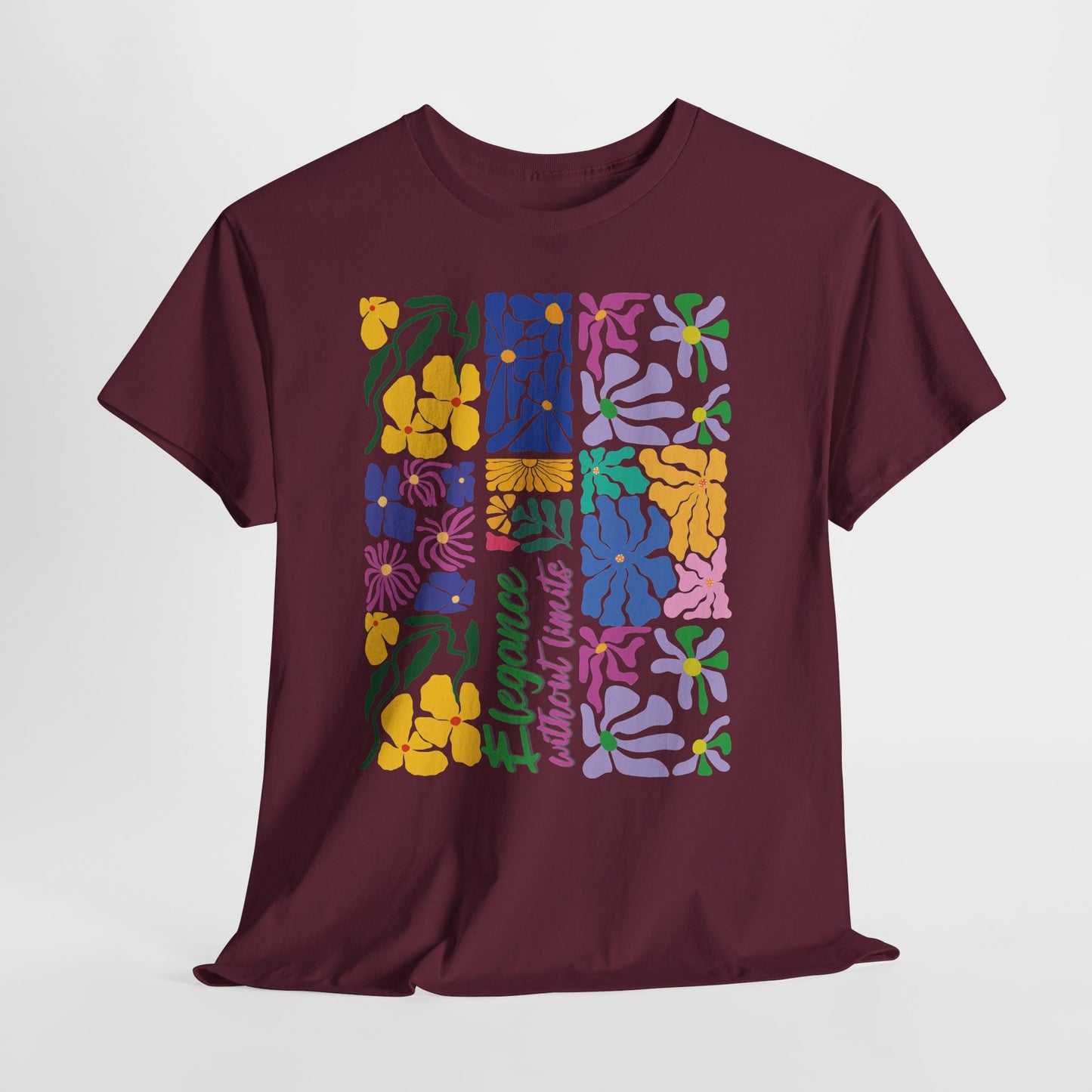 Elegance without limits T Shirt, Tropical Flowers T Shirt
