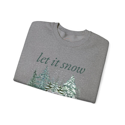 Snow Pine Tree Sweatshirt - Unisex