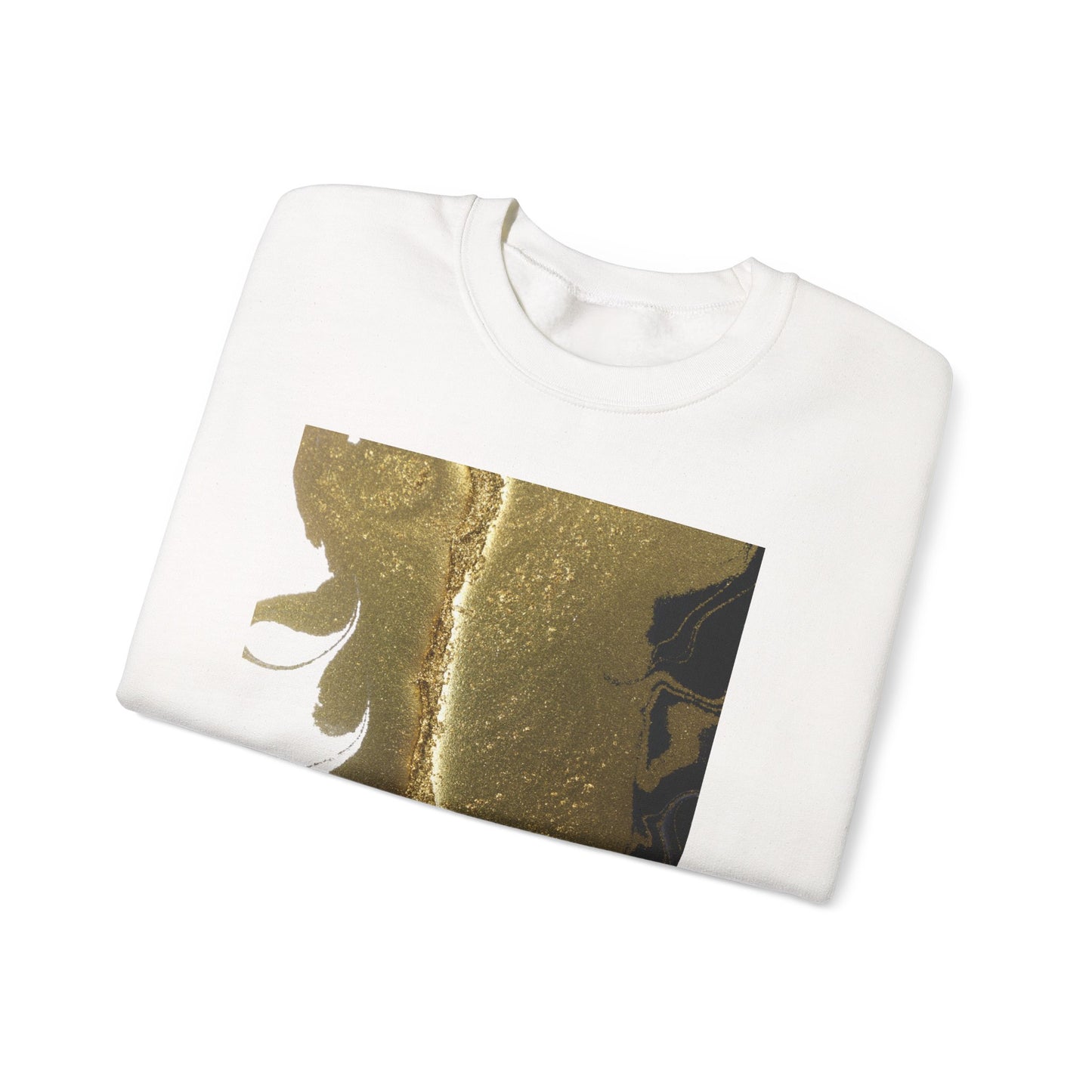 Gold Leaf Graphic Crewneck Sweatshirt | Cozy Fall/Winter Style Gift