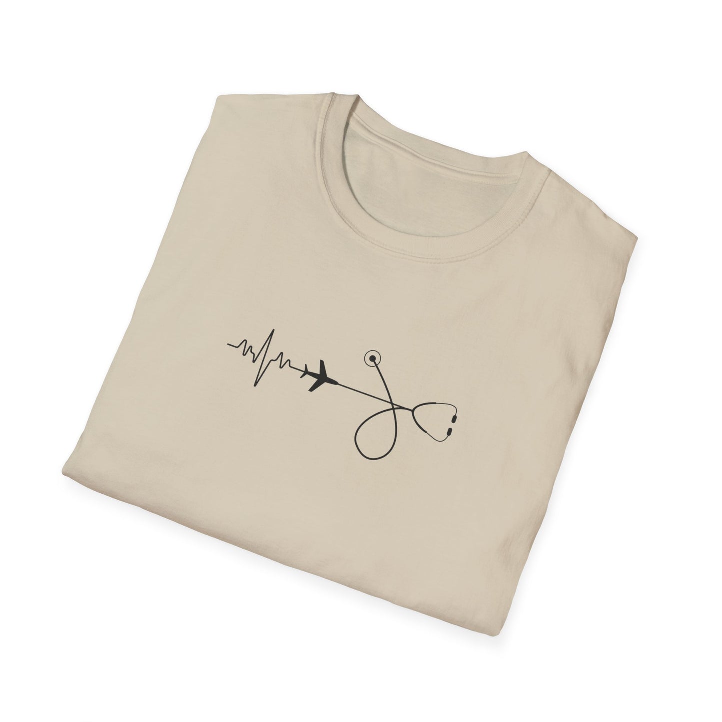 Heartbeats & Healing Unisex T-Shirt, Medical Nurse Doctor Gift