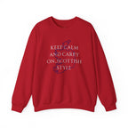 Scottish Style Unisex Sweatshirt Comfortable Outfit Keep Calm and Carry On Design - A1 Majestic