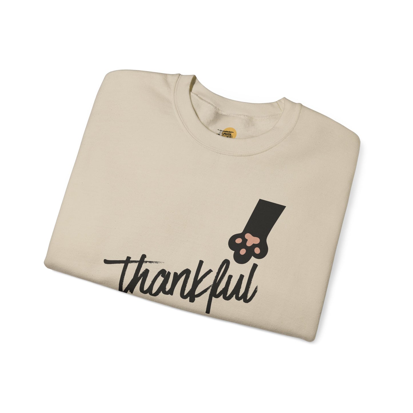 Thankful Crewneck Sweatshirt, Cozy Fall Fashion, Gift for Thanksgiving, Seasonal Apparel, Unisex Sweatshirt