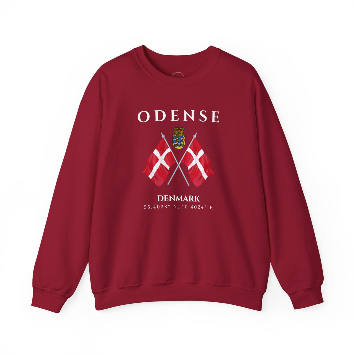Odense Sweatshirt, Unisex Sweater, Scandinavian, Denmark, gift, Nordic Style, Odense Denmark,