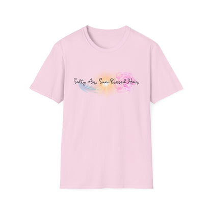 Beach Vibes T-Shirt - Salty Air, Sun Kissed Hair Tee - Summer Outfit - Gift for Ocean Lovers