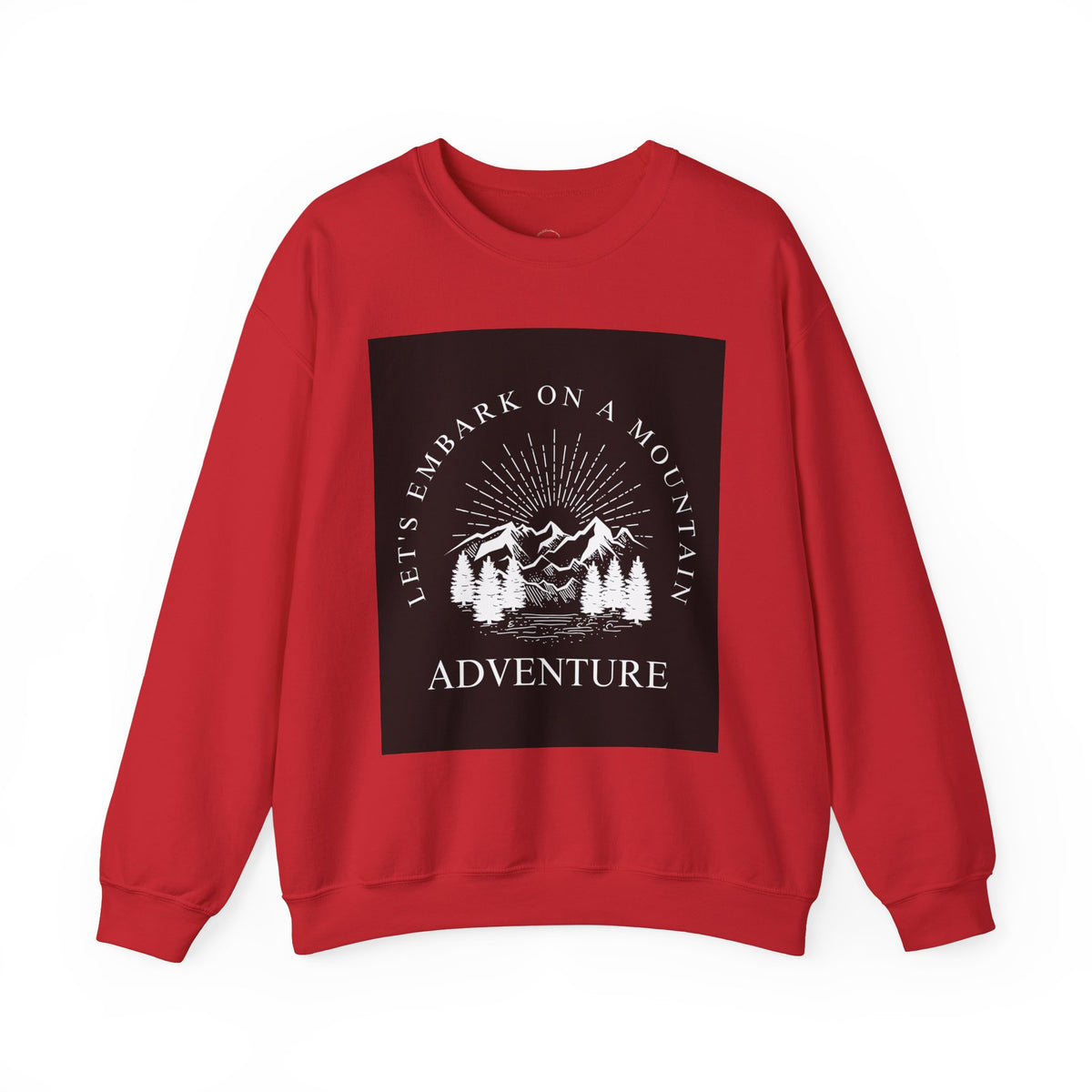 Mountain Adventure Crewneck Sweatshirt - Hiking Apparel, Outdoor Adventure