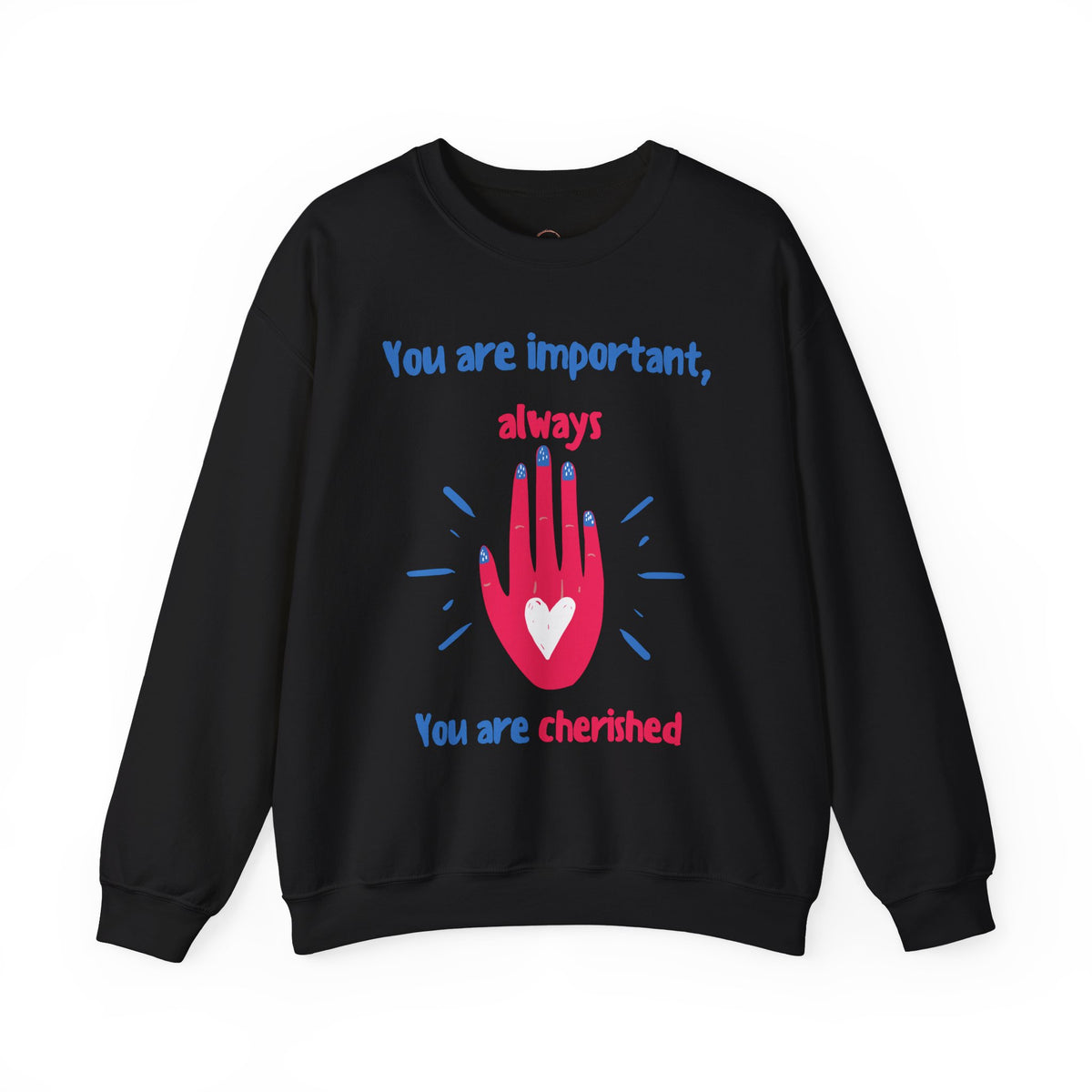 Empowering Crewneck Jumper, Inspirational Women's
