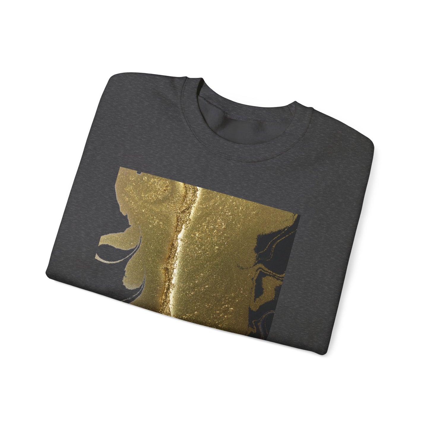 Gold Leaf Graphic Crewneck Sweatshirt | Cozy Fall/Winter Style Gift