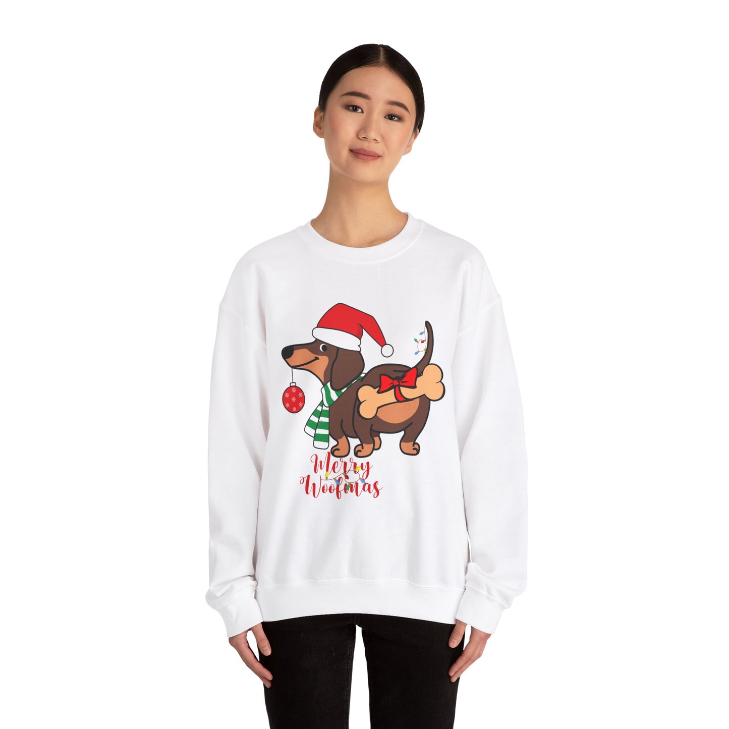 Christmas Dog Crewneck Sweatshirt