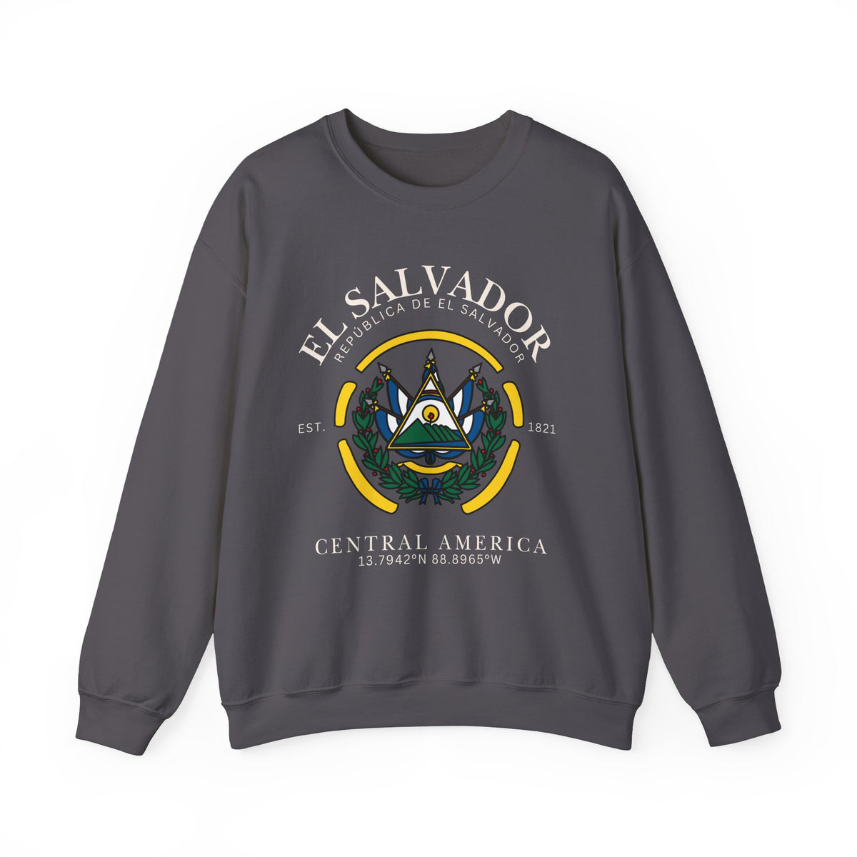 El Salvador Sweatshirt, El Salvador Flag Shirt, Central America,