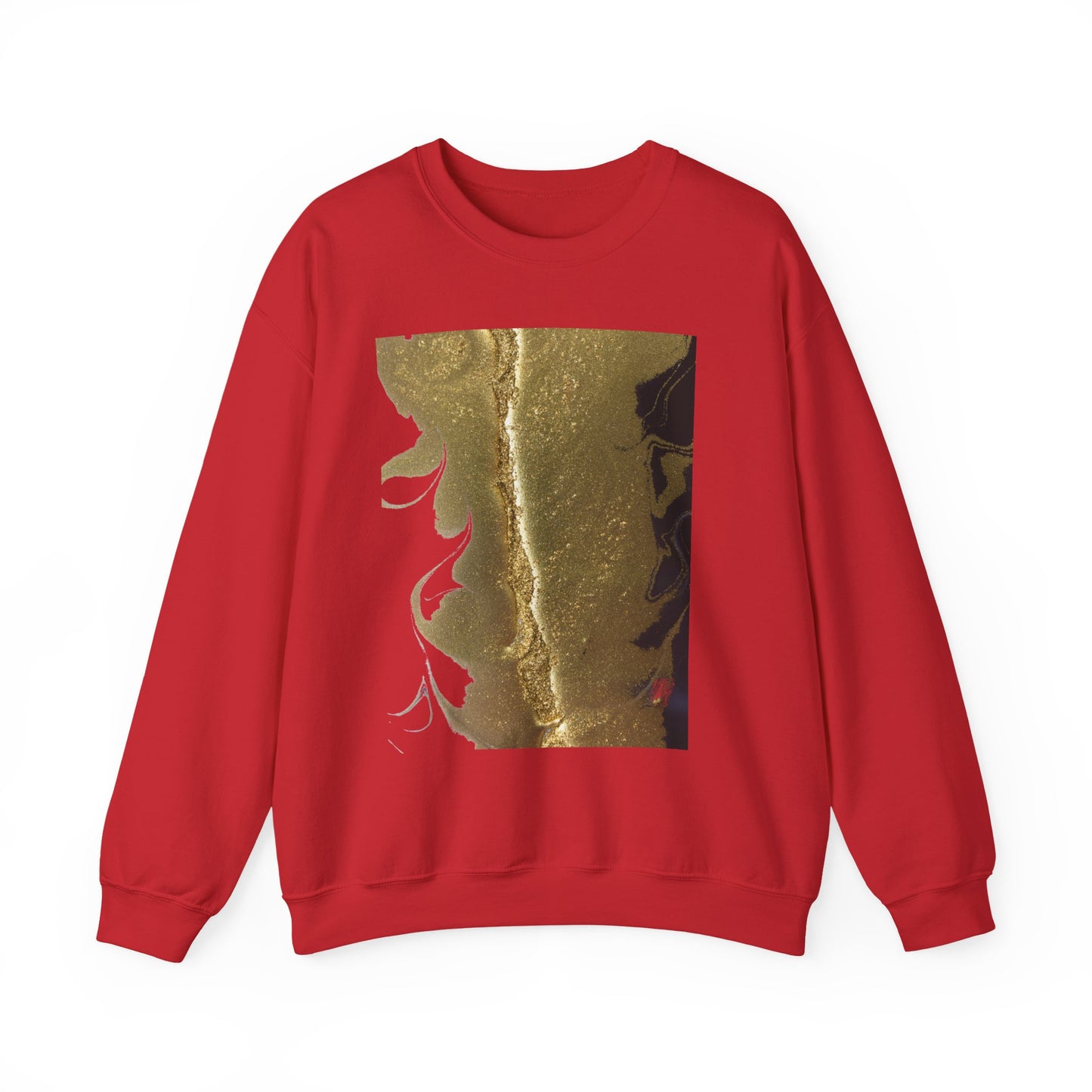 Gold Leaf Graphic Crewneck Sweatshirt | Cozy Fall/Winter Style Gift