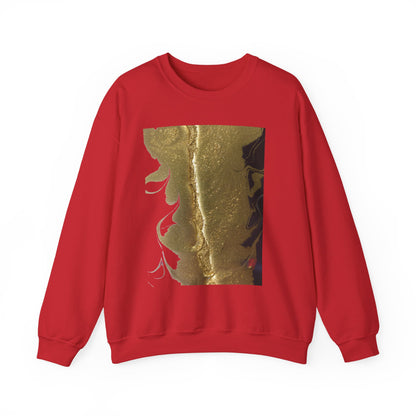 Gold Leaf Graphic Crewneck Sweatshirt | Cozy Fall/Winter Style Gift