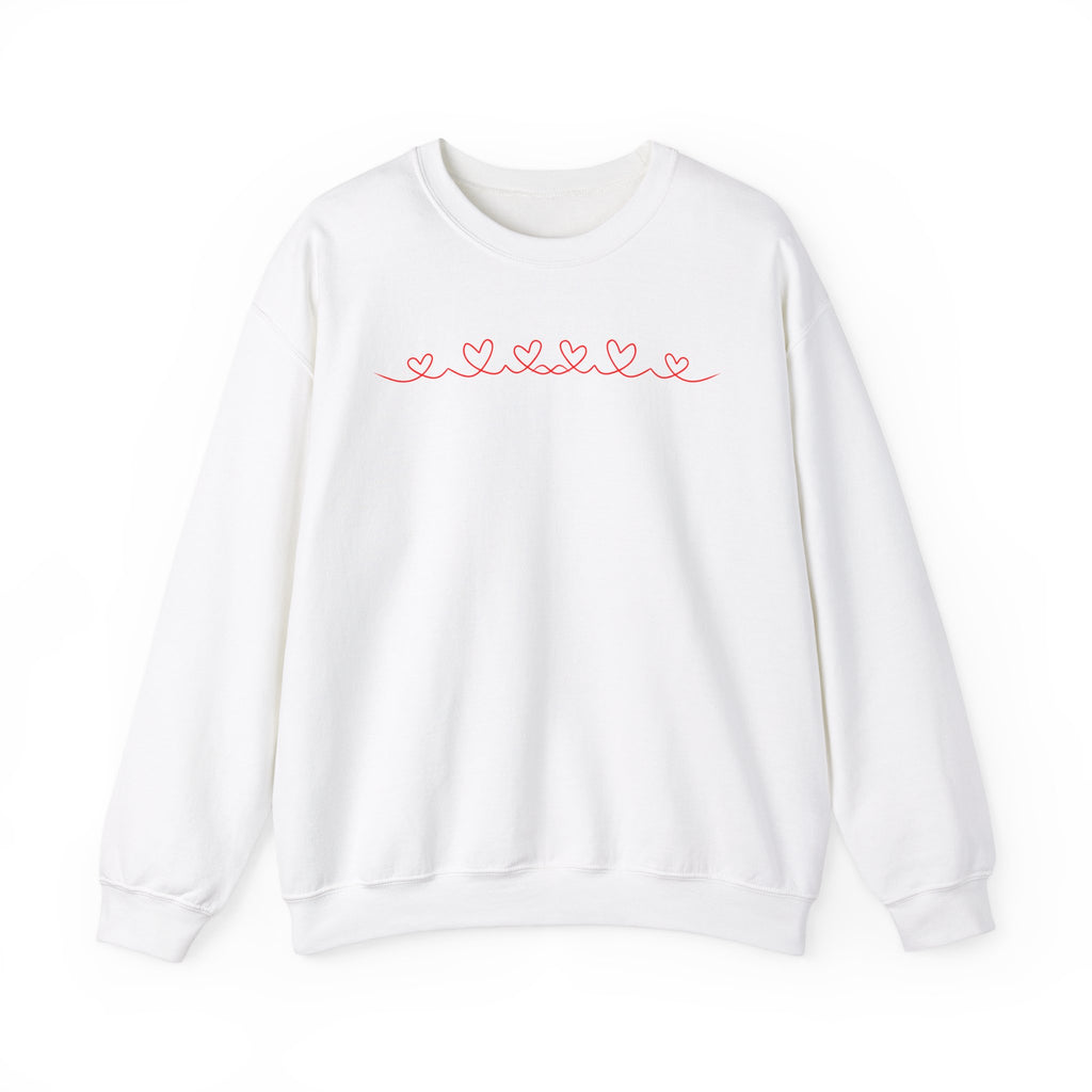 Valentine Heart Sweatshirt, Love Crewneck Jumper, Valentine's Day Gift, Heart