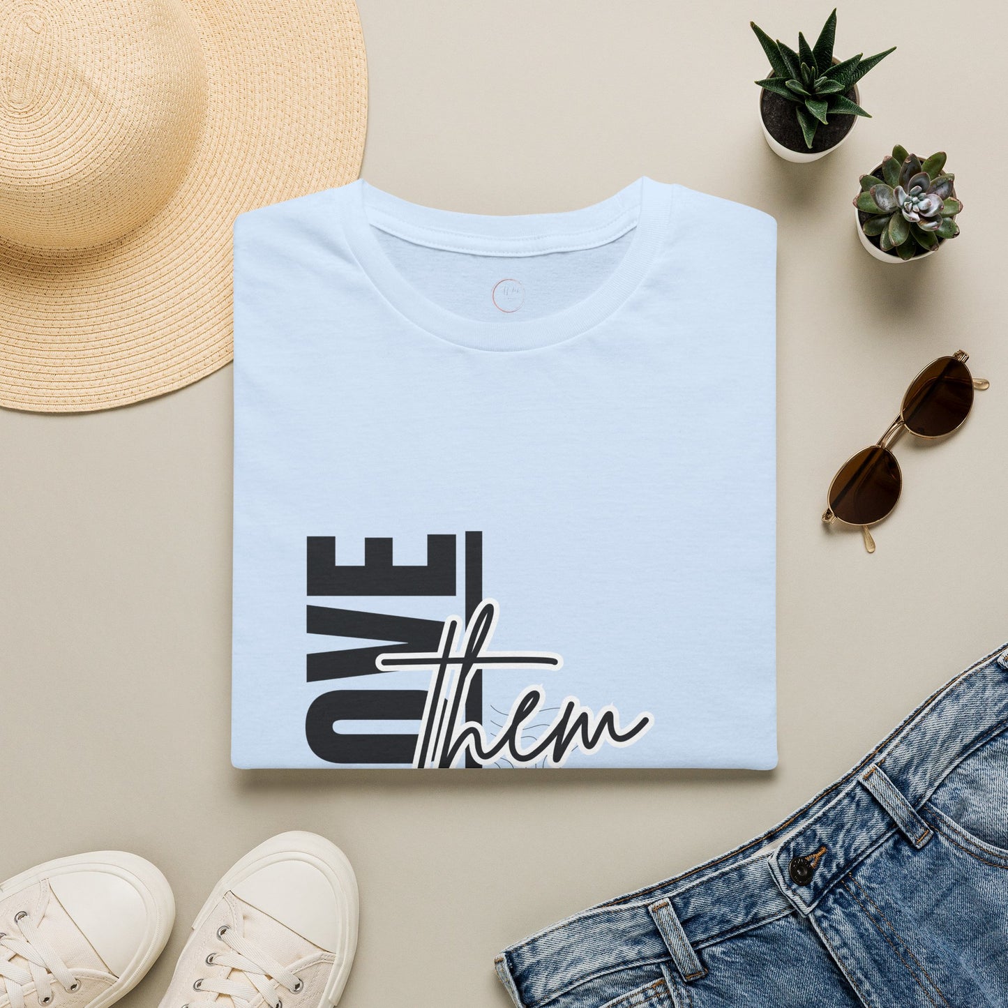 T-Shirt — 'Pray One Them' Minimal Faith Graphic Tee