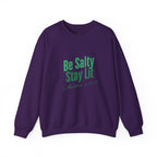 Be Salty Stay Lit Matthew 5:13-14 Christian Sweatshirt - A1 Majestic