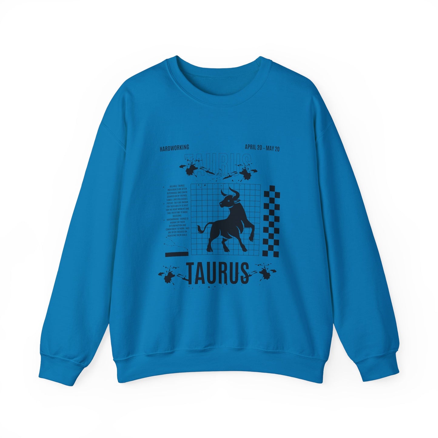 Taurus Zodiac Sweatshirt, Astrology Crewneck Jumper, Bull Constellation