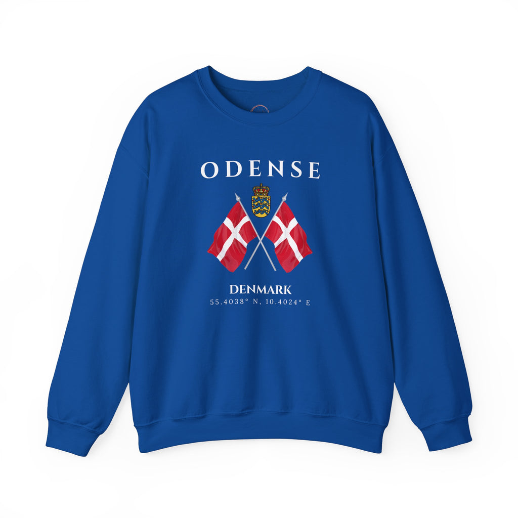 Odense Sweatshirt, Unisex Sweater, Scandinavian, Denmark, gift, Nordic Style, Odense Denmark,
