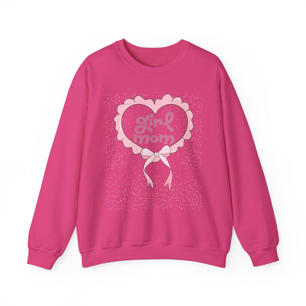 Girl Mom Sweatshirt, Motherhood Gift, Mom Life Apparel, Crewneck Jumper,