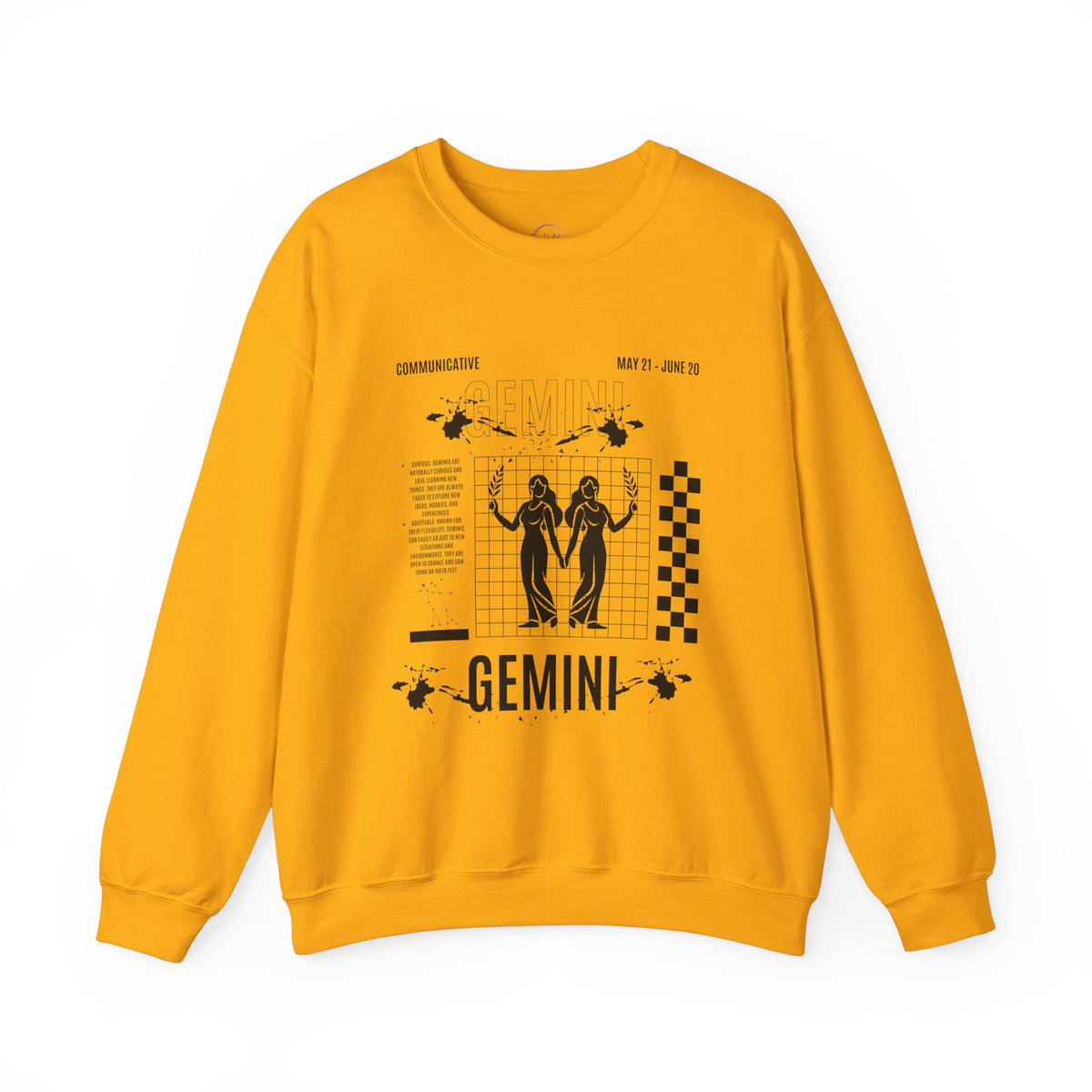 Gemini Zodiac Unisex Sweatshirt, Astrology Crewneck Jumper, Horoscope Pullover