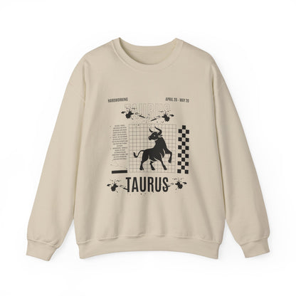 Taurus Zodiac Sweatshirt, Astrology Crewneck Jumper, Bull Constellation