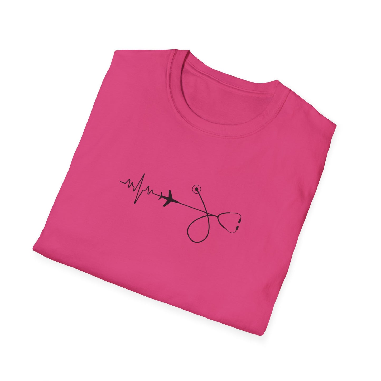 Heartbeats & Healing Unisex T-Shirt, Medical Nurse Doctor Gift