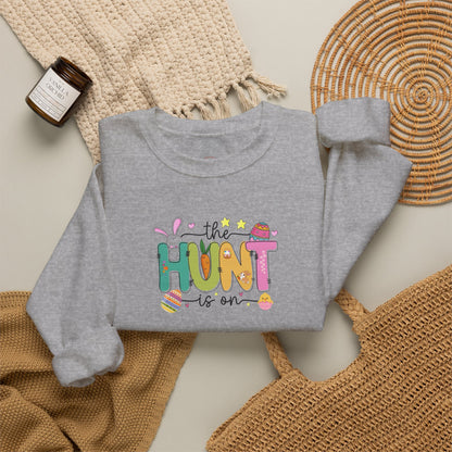 Easter 'The Hunt Is On' Crewneck Sweatshirt