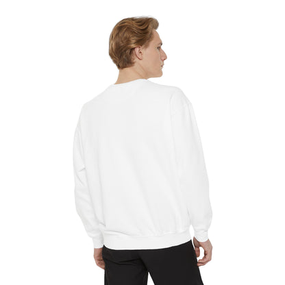 Garment-Dyed Sweatshirt - 'Wait and See' Design