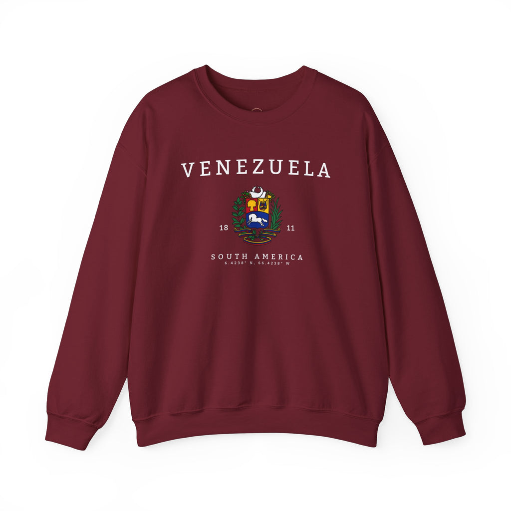 Venezuela Sweatshirt - South American Gift, Unisex Crewneck Jumper, Venezuela