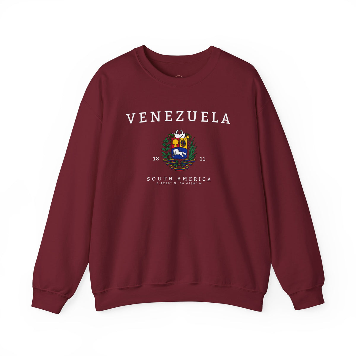 Venezuela Sweatshirt - South American Gift, Unisex Crewneck Jumper, Venezuela
