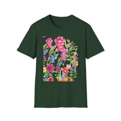 Botanical Bliss T-Shirt - Floral Print Tee