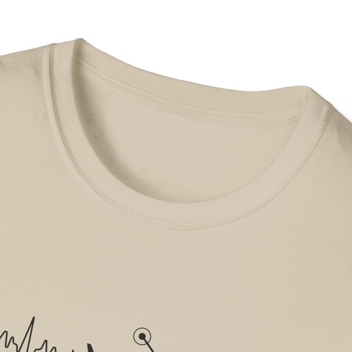 Heartbeats & Healing Unisex T-Shirt, Medical Nurse Doctor Gift