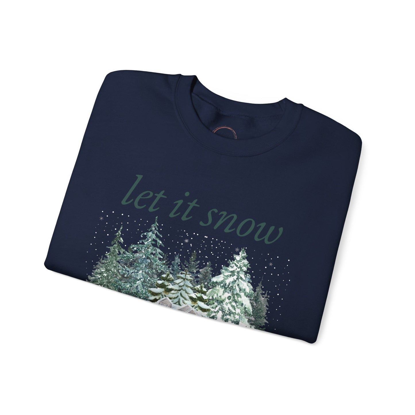 Snow Pine Tree Sweatshirt - Unisex