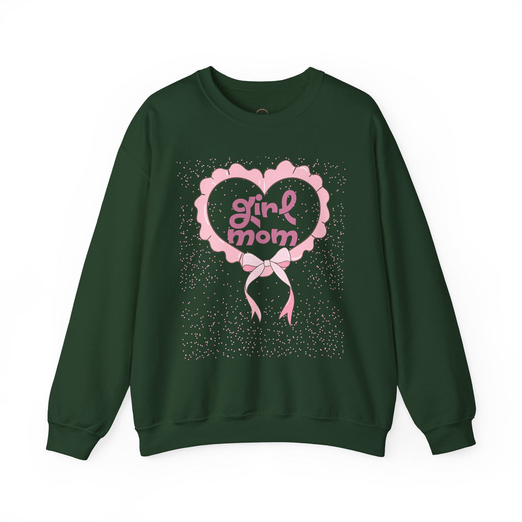 Girl Mom Sweatshirt, Motherhood Gift, Mom Life Apparel, Crewneck Jumper,