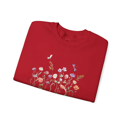 Wild Flowers Unisex Crewneck Sweatshirt